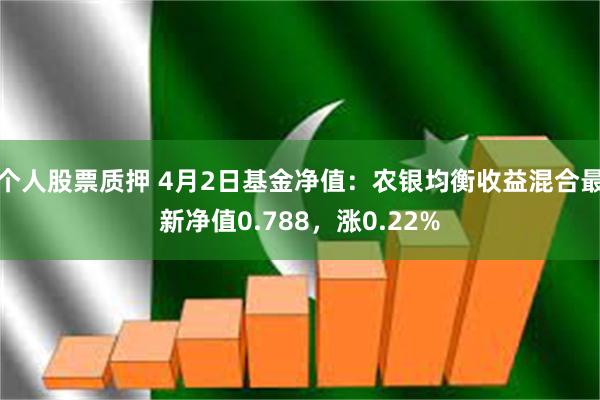 个人股票质押 4月2日基金净值：农银均衡收益混合最新净值0.788，涨0.22%